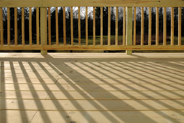 New Outdoor Patio Deck Surface